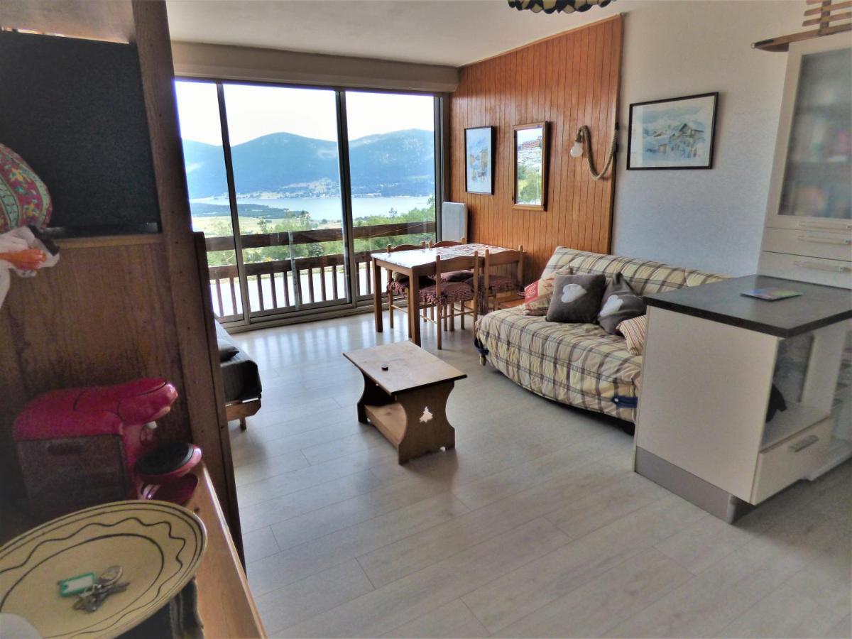 "Les Lupins 10" Residence "Les Lupins" Studio Cabine Pkg-100M Telecabine-Vue Lac, Montagne, Village 莱桑格勒 外观 照片