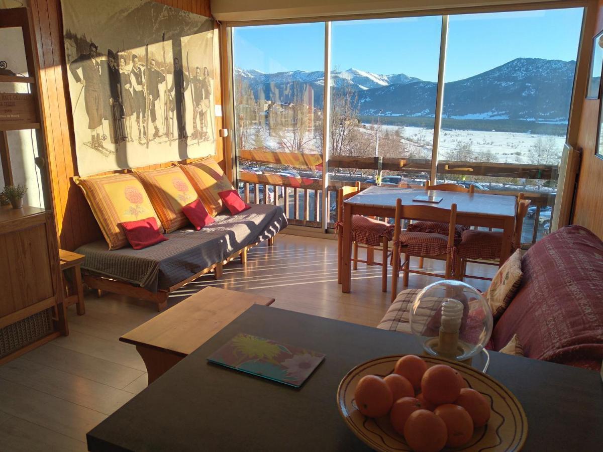 "Les Lupins 10" Residence "Les Lupins" Studio Cabine Pkg-100M Telecabine-Vue Lac, Montagne, Village 莱桑格勒 外观 照片